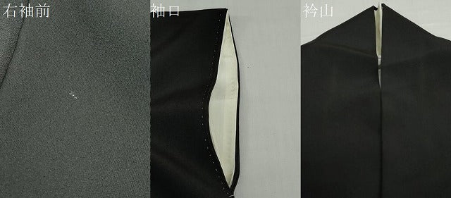 平和屋着物●豪華黒留袖 友禅 作家物 流水風景草花文 正絹 逸品 DABD9184ud