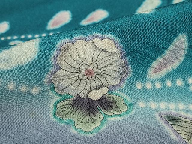 平和屋着物●訪問着 作家物 絞り 辻が花 暈し染め 正絹 逸品 DABD9212ud