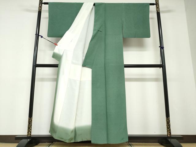 平和屋着物●重要無形文化財 人間国宝 中村勇二郎 江戸小紋 古代菊 正絹 逸品 DABD9215ud