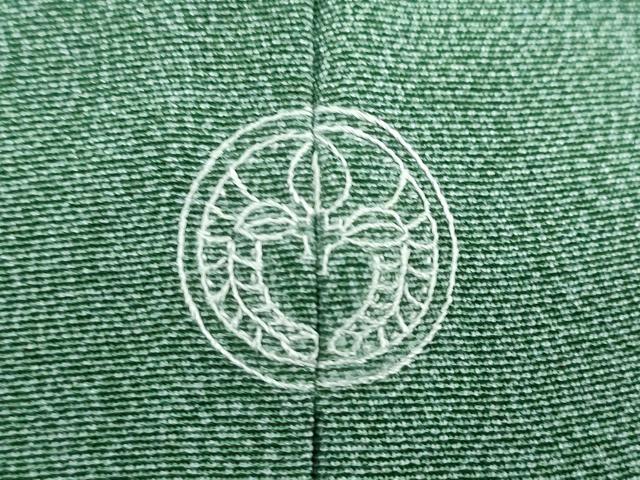 平和屋着物●重要無形文化財 人間国宝 中村勇二郎 江戸小紋 古代菊 正絹 逸品 DABD9215ud