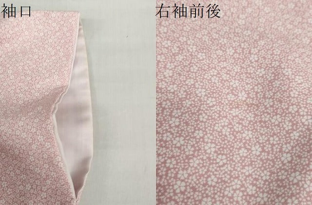 平和屋着物●江戸小紋 小花尽くし文 洗える着物 DABD9238ud