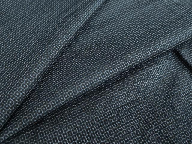 平和屋着物●男性 本場大島紬 アンサンブル 100亀甲 総詰め 正絹 逸品 DABD9339ud