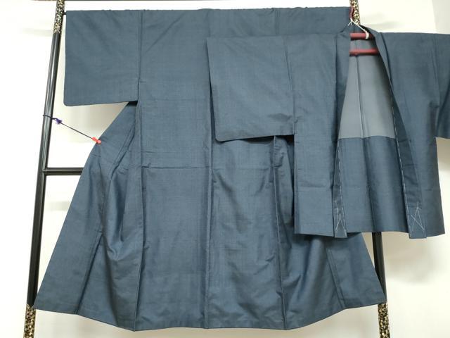 平和屋着物●男性 本場大島紬 アンサンブル 長羽織 100亀甲 総詰め 正絹 逸品 DABD9343ud