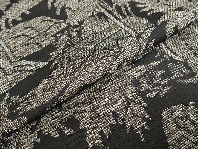 平和屋着物●本場大島紬 9マルキ 風景文 正絹 逸品 DABD9397ud