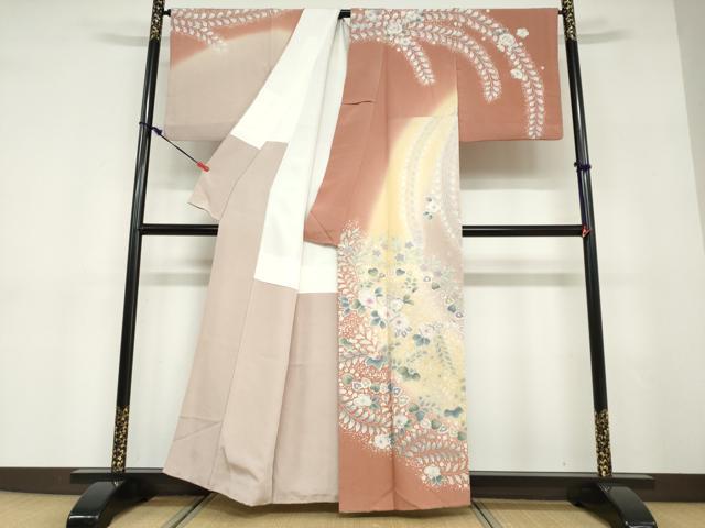 平和屋着物●訪問着 作家物 辻が花 暈し染め 正絹 逸品 DABD9413ud