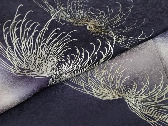 平和屋着物●訪問着 乱菊 暈し染め 金銀彩 正絹 逸品 DABD9421ud