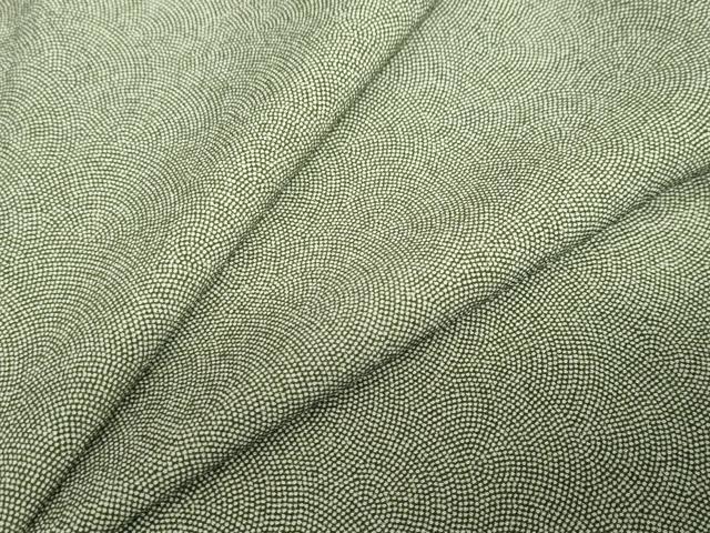 平和屋着物●洗える最高級着物 <英>はなぶさ謹製 江戸小紋 鮫小紋柄 さんび謹製 洗える着物 未使用 DABD9426ud