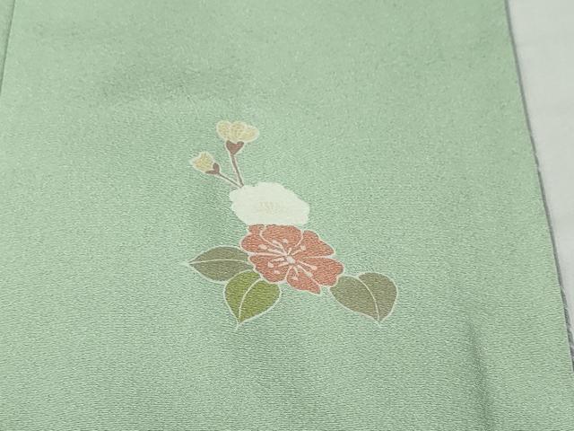 平和屋着物●訪問着 友禅 作家物 流水草花文 暈し染め 正絹 逸品 DABD9581ud
