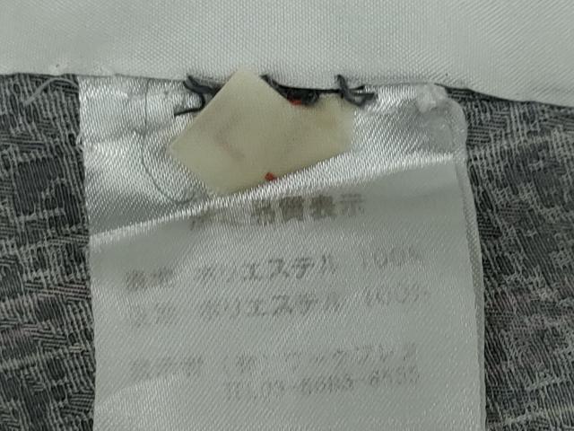 平和屋着物▽小紋 単衣 変わり縞 洗える着物 DABD9643ud