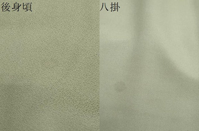 平和屋着物●上質な色無地 岩井茶色 正絹 逸品 DABD9786ud