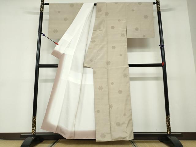 平和屋着物●結城紬 奥順 はたおり娘 100亀甲 飛び亀甲 百亀甲絣 証紙付き 正絹 逸品 DABD9867ud