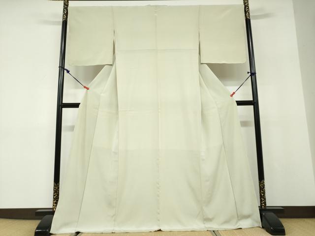 平和屋着物●上質な色無地 若芽色 正絹 逸品 未使用 DABD9892ud
