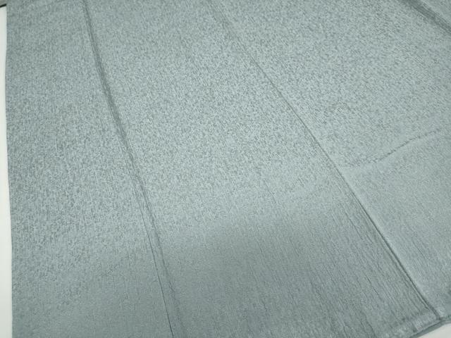 平和屋着物●上質な色無地 霞地紋 湊鼠色 ほていや扱い 正絹 逸品 DABD9893ud