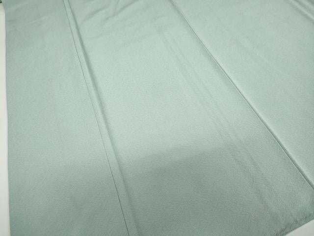 平和屋着物●上質な色無地 水浅葱色 正絹 逸品 DABD9898ud