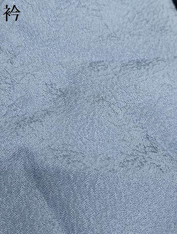平和屋着物●上質な色無地 紋意匠 青藤色 正絹 逸品 DABD9900ud