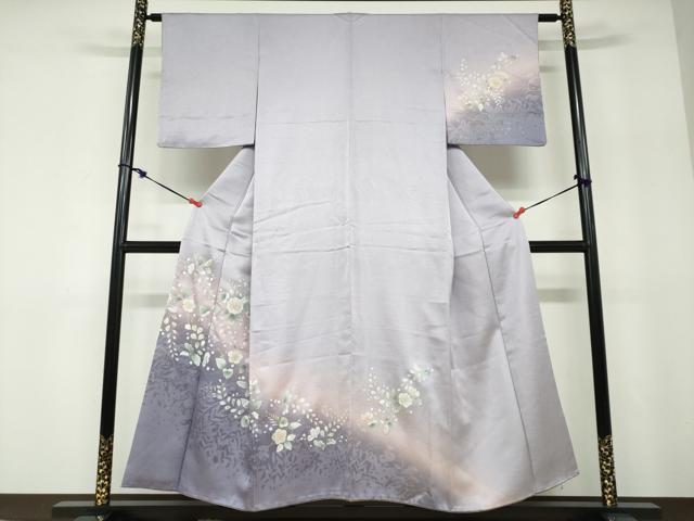 平和屋着物●訪問着 辻が花 暈し染め 金彩 正絹 逸品 DABD9933ud