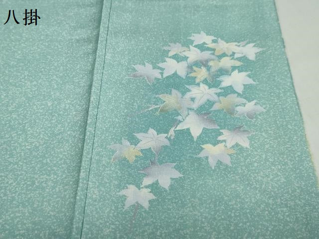 平和屋着物●訪問着 枝楓文 暈し染め 正絹 逸品 DABD9935ud