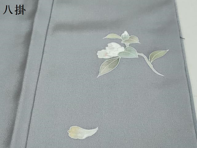 平和屋着物●訪問着 友禅 枝花文 暈し染め 正絹 逸品 DABD9943ud