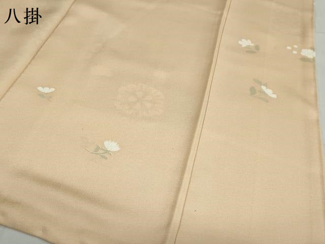 平和屋着物●訪問着 駒刺繍 洋花文 暈し染め 金彩 正絹 逸品 未使用 DABD9962ud