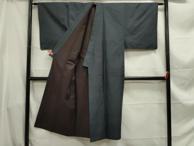 平和屋着物■男性 本場大島紬 アンサンブル 80亀甲 総詰め 正絹 逸品 DABE0030ya