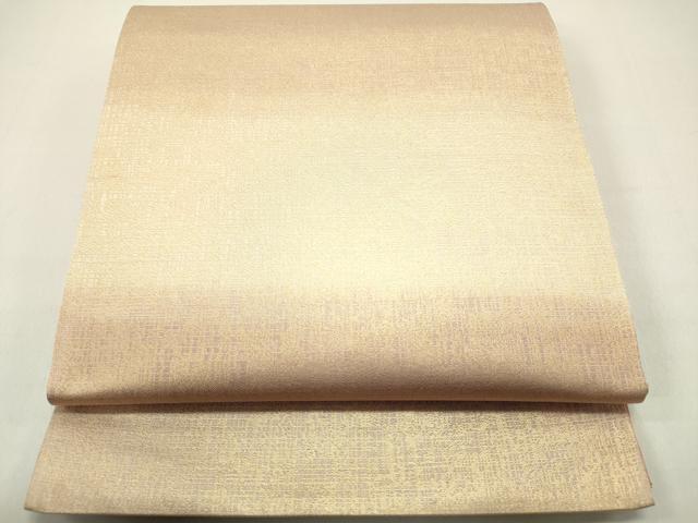 平和屋着物◎全通柄袋帯 霞文 金糸 正絹 逸品 DABE0224ya