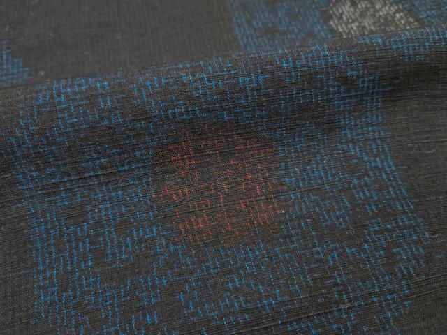 平和屋着物■上質な紬 絵皿文 正絹 逸品 未使用 DABE0268ya