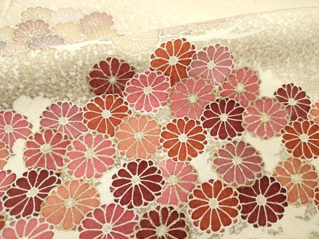 平和屋着物■訪問着 松花文 金彩 正絹 逸品 DABE0422ya