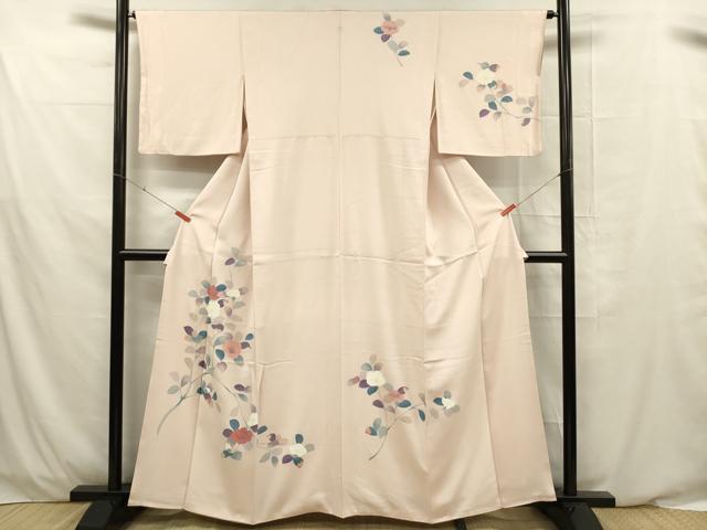 平和屋着物■訪問着 枝花文 正絹 逸品 DABE0467ya
