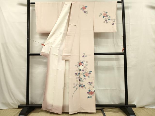 平和屋着物■訪問着 枝花文 正絹 逸品 DABE0467ya