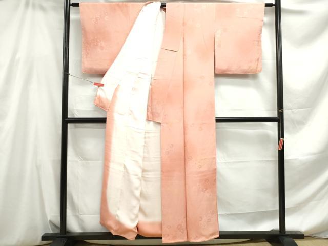 平和屋着物■上質な小紋 菊尽くし 暈し染め 正絹 逸品 DABE0610qa