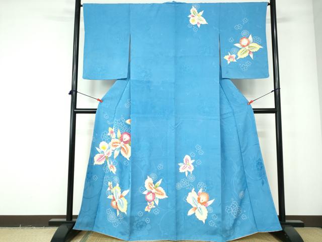 平和屋着物□訪問着 唐草花文 金彩 正絹 逸品 DABE0747qa