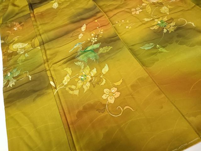 平和屋着物＃道中着　更紗花鳥文　正絹　逸品　CABD7944in 平和屋着物＃道行コート 竹垣花文 金彩 正絹 逸品 CABB5464ua : 平和屋