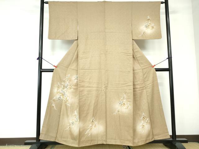 平和屋着物■訪問着 樹林文 蛍暈し 金銀彩 正絹 逸品 DABE0791qa