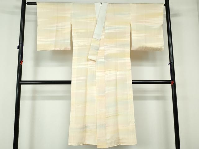 平和屋着物■長襦袢 袷 霞文 暈し染め 正絹 逸品 DABJ0373qa