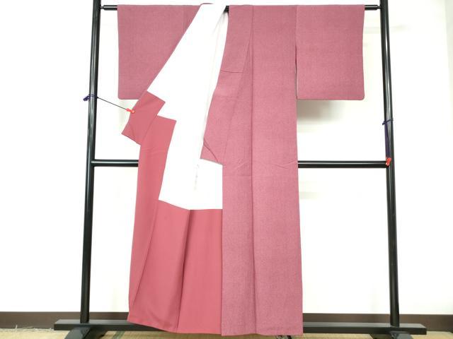 平和屋着物■江戸小紋 寄せ小紋柄 家内安全 正絹 逸品 DABE0796qa