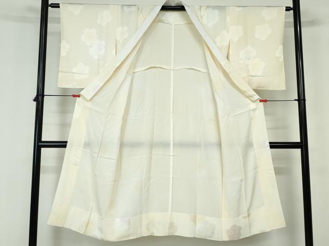 平和屋着物■長襦袢 無双仕立て 舞梅文 暈し染め 正絹 逸品 DABE0863qa
