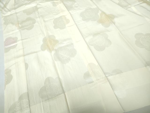 平和屋着物■長襦袢 無双仕立て 舞梅文 暈し染め 正絹 逸品 DABE0863qa