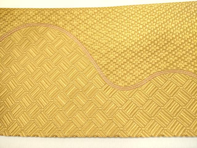 平和屋着物●本場筑前博多織 八寸名古屋帯 吉祥文 正絹 逸品 DABE1294op