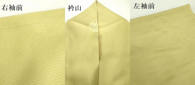 平和屋着物*夏物 小紋 絽 麻の葉鞠文 洗える着物 DABE1383op