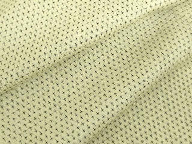平和屋着物▽本塩沢 単衣 蚊絣 正絹 逸品 DABE1402op