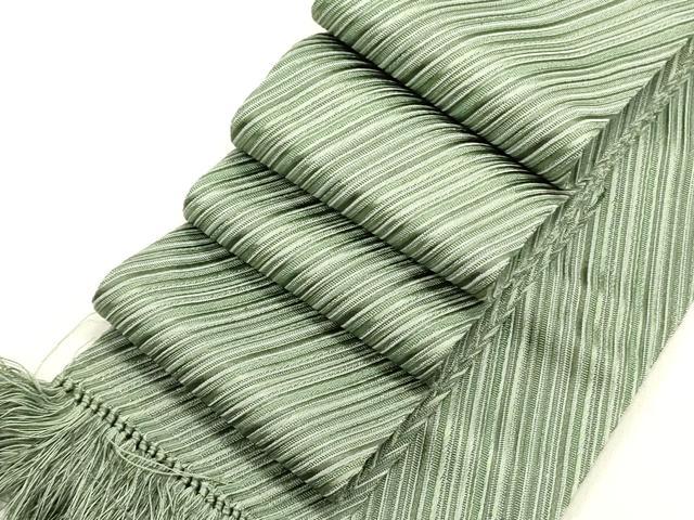 平和屋着物●男性 角帯 流線文 正絹 逸品 未使用 DABE1687op