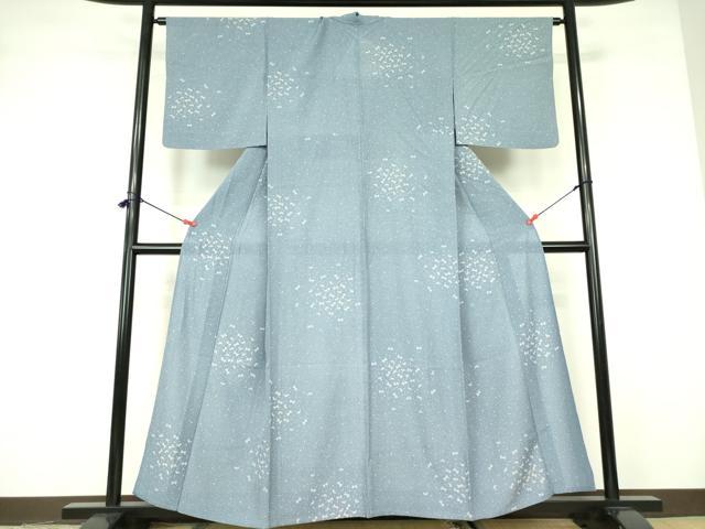 平和屋着物*夏物 小紋 絽 束ね熨斗文 正絹 逸品 DABE1839op
