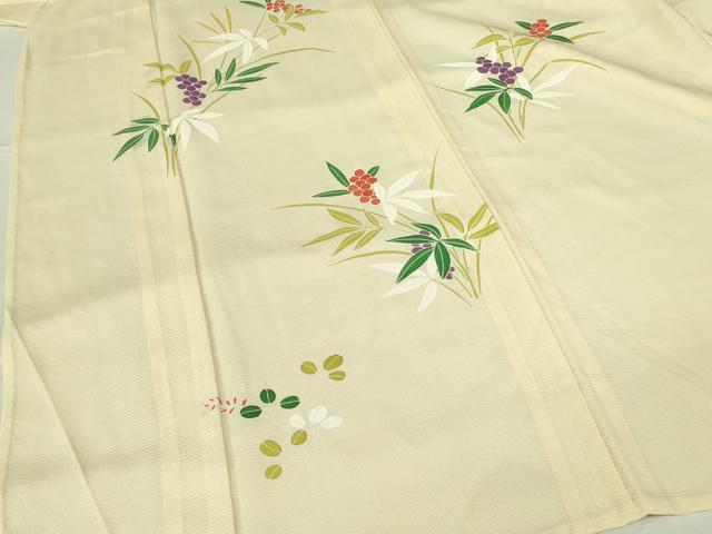 平和屋着物*夏物 訪問着 絽 南天文 正絹 逸品 未使用 DABE1845op