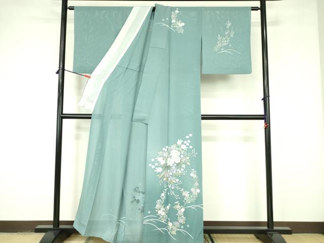 平和屋着物*夏物 訪問着 絽 草花 正絹 逸品 DABE1850op