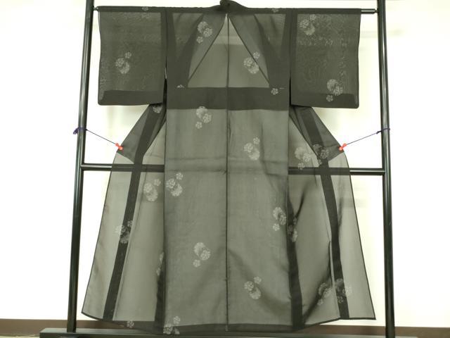 平和屋着物*夏物 本場大島紬 夏大島 舞花 正絹 逸品 DABE1851op