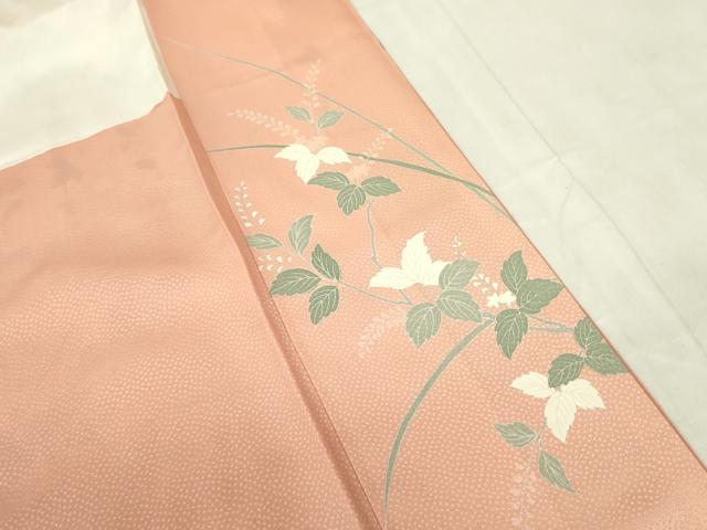 平和屋着物■訪問着 亀甲花文 暈し染め 金彩 正絹 逸品 DABE1935op