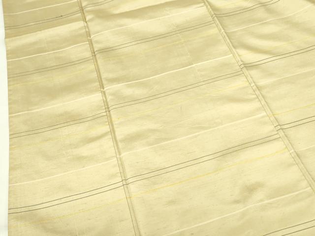 平和屋着物■上質な紬 横段文 正絹 逸品 DABE1976op