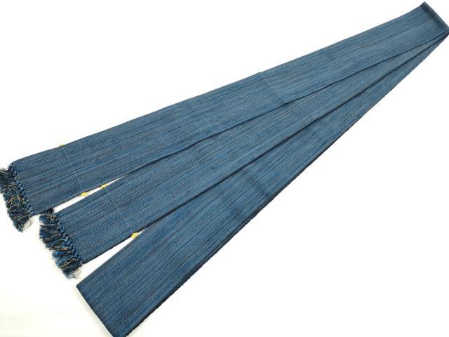 平和屋着物◎男性 角帯 紬地 霞文 正絹 逸品 DABE2332xg