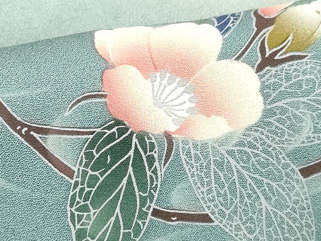 平和屋着物■訪問着 友禅 枝花文 暈し染め 正絹 逸品 DABE2783cd