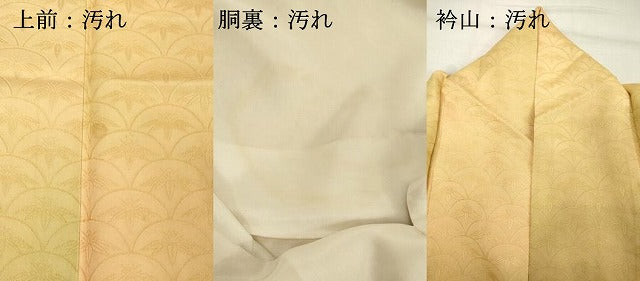 平和屋着物■上質な小紋 青海波花地紋 暈し染め 正絹 逸品 DABE2795cd